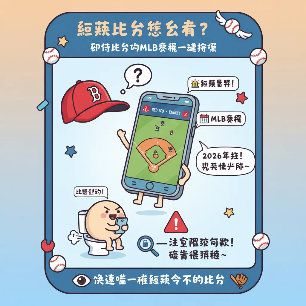 紅襪比分怎麼看？即時比分與MLB賽程一鍵掌握