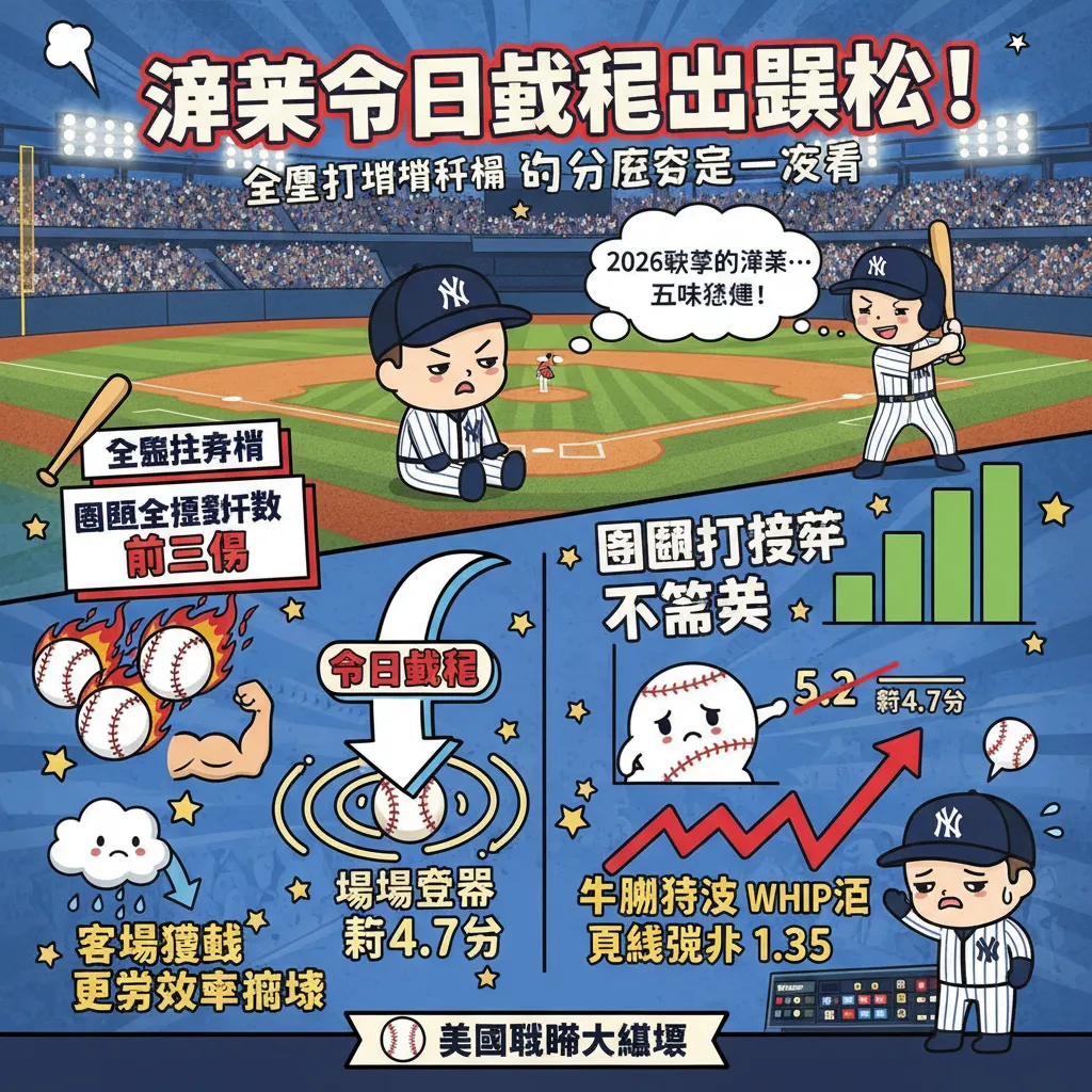 洋基今日戰績出爐！全壘打榜排名與分區差距一次看